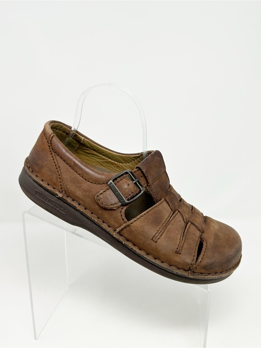 Birkenstock Madeira Fisherman Sandals Unisex Brown Closed-Toe Comfort Size 40